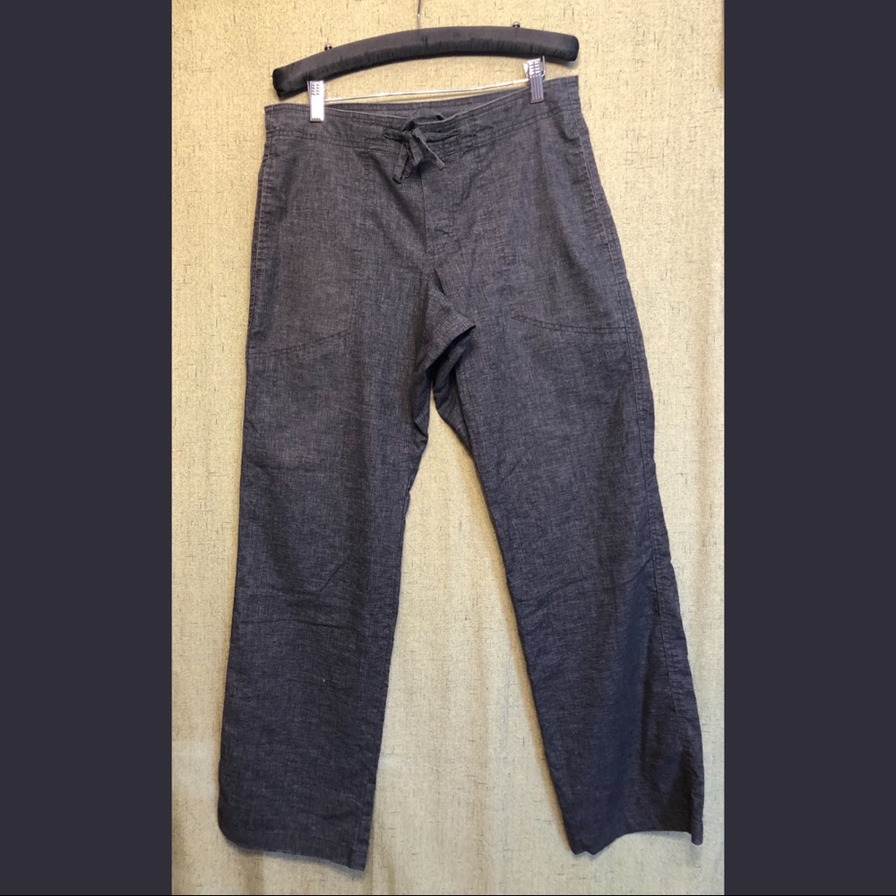 PRANA - Men’s Sutra Pants-  Sm - Black Herringbone